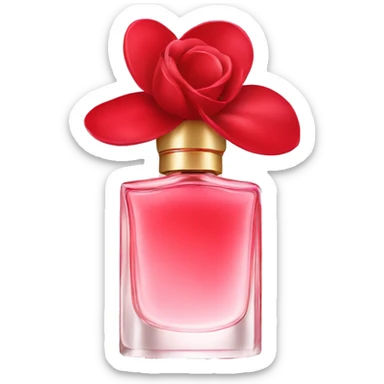 Perfume rojo sticker