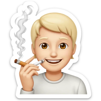 fait moi un pack demojis De fumeur sticker