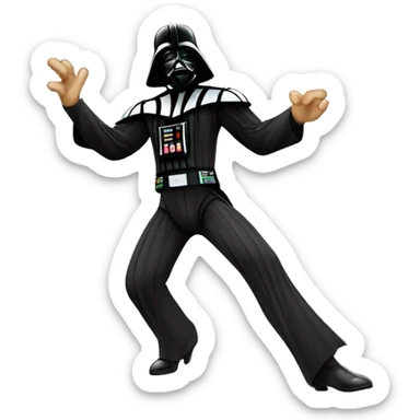 Darth Vader doing Gangnam style  sticker