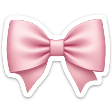 Light pink bows sticker