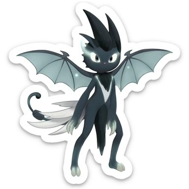 Shiny Furret-Absol-Noibat-Hybrid (Full body) sticker