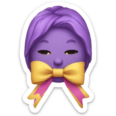 Bow sticker