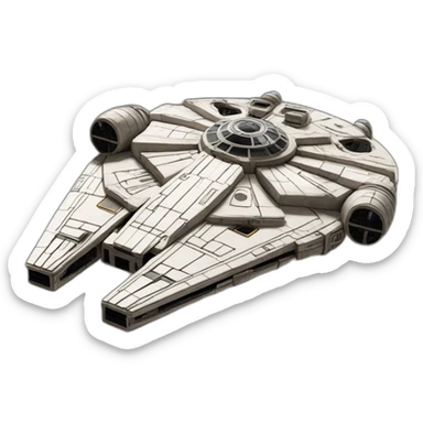 Millenium falcon sticker