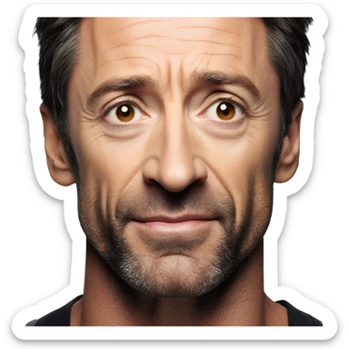 hugh jackman sticker