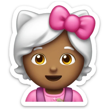 Hello Kitty emojis sticker