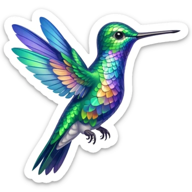 Hummingbird sticker