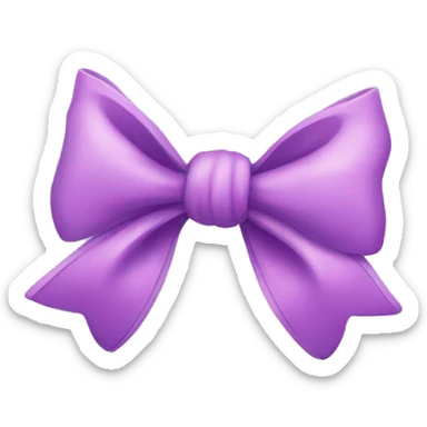 just a cute bow sticker