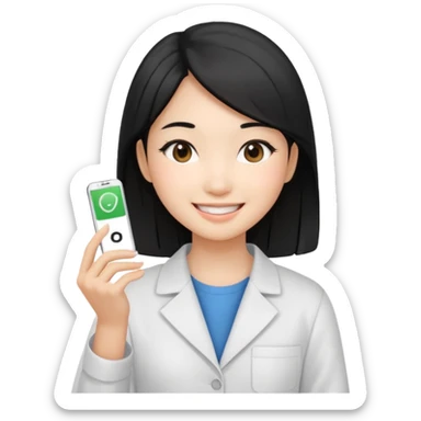 A Asin girl showing a test with 100% on it sticker