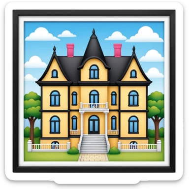open doll mansion sticker