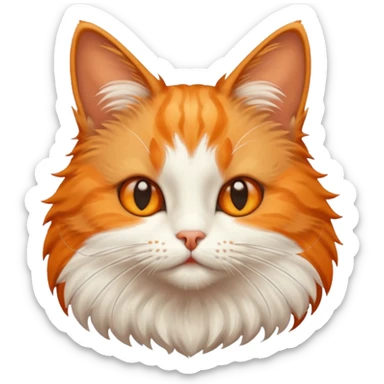 one cat kiss air sticker