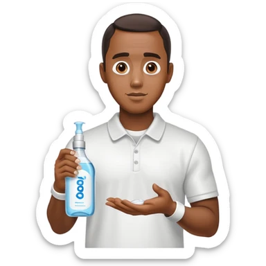 Diddy holding baby oil sticker