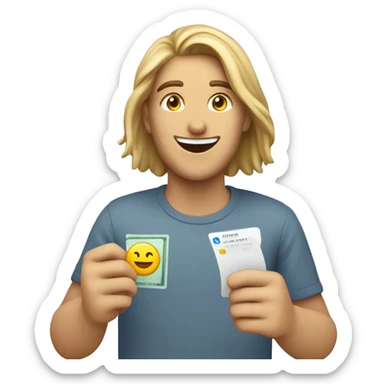 satisfied card payment user sticker