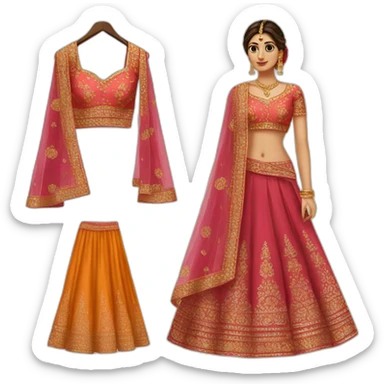 lehenga  sticker