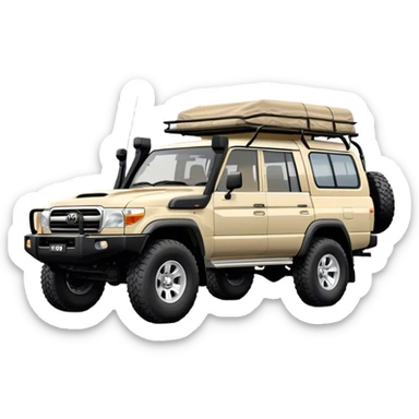 landcruiser 79 series - Toyota (Model Year: 2008) (Iconic colour: sand) sticker