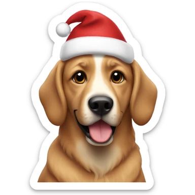 Dog Christmas  sticker