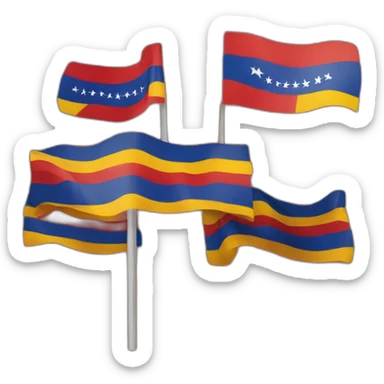 Venezuelan flag sticker
