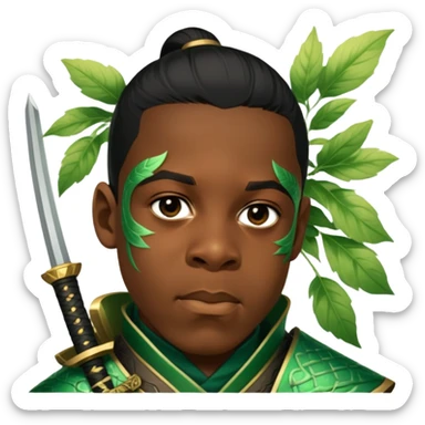 Emerald Samurai sticker