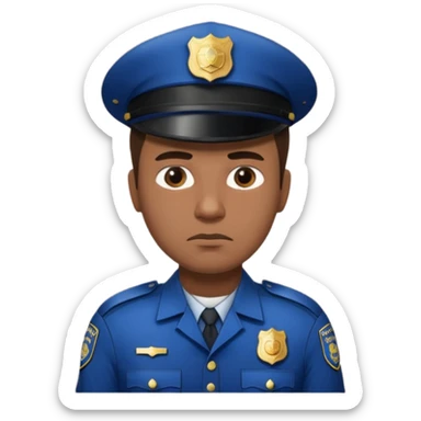 police captain rank sticker