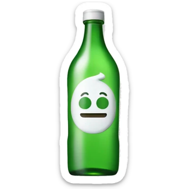 soju bottle sticker
