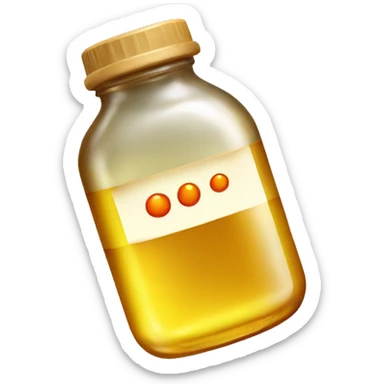Cod liver oil sticker