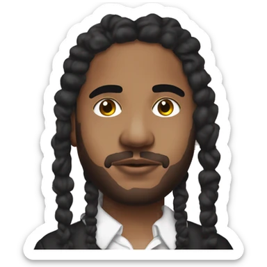 A$AP Yams with birthmark under eye sticker