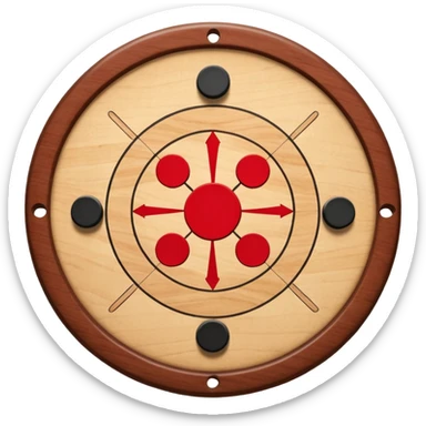 Please create carrom board game emoji sticker