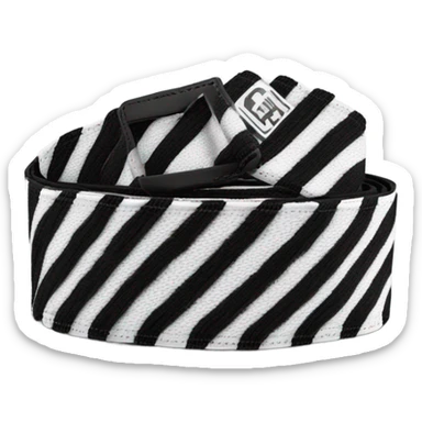 Bjj 3 stripe white belt  sticker