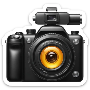 Camera clicking images sticker