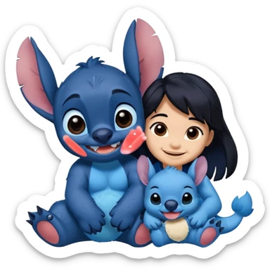 Lilo and stitch make stitch cute cuter make it look relaistic sticker