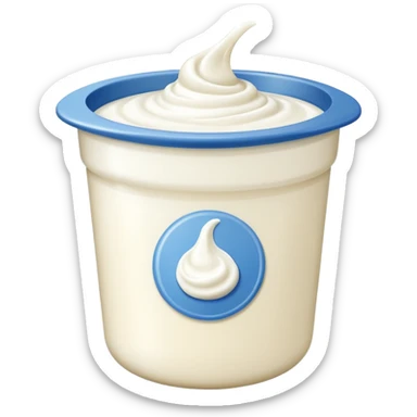 Yogurt envasado  sticker