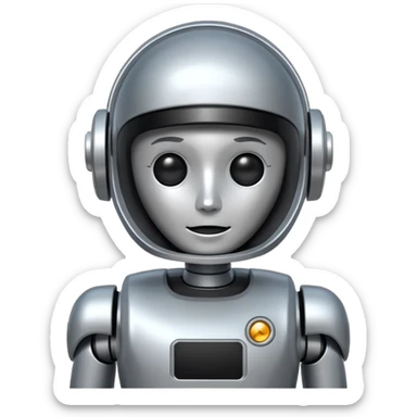 robot copilot sticker