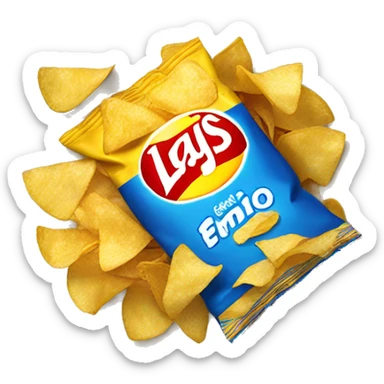 lays bag of chips sticker