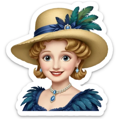 Billie Burke sticker