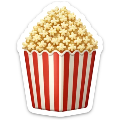 One popcorn who pop sticker