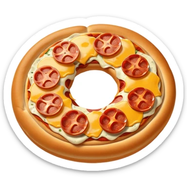 Pizza bagel  sticker