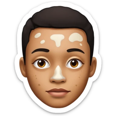 vitiligo no corpo sticker