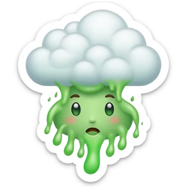 green fart air sticker