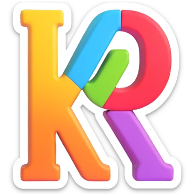 Anna text, colorful, bold, youthful, elegant, 3D font, transparent background, only the name, nothing else sticker