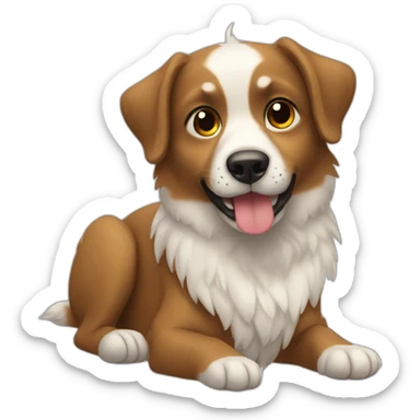 Perro con alas sticker