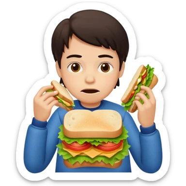 Melange ces 2 emojie😒😋 sticker