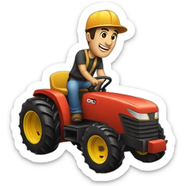 Dom Torretto with a tractor  sticker