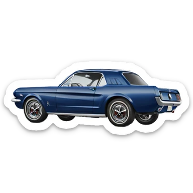Ford mustang 1965 sticker