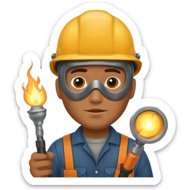 Welder named Xydrick sticker