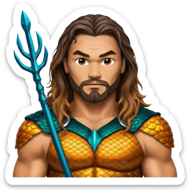 jason momoa aquaman sticker