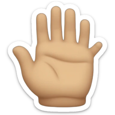 aprobación mano dedo arriba sticker