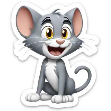 Tom and Jerry sticker
