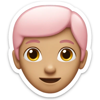 Light pink hearted  sticker