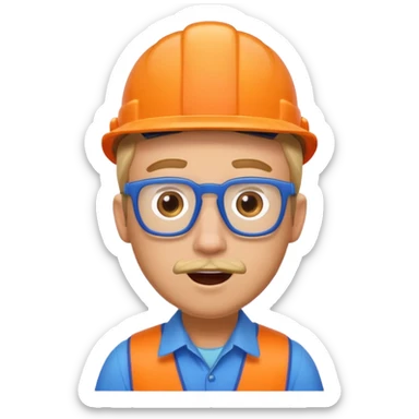 blippi pooping sticker