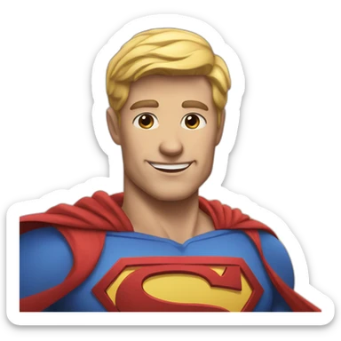 Super man sticker