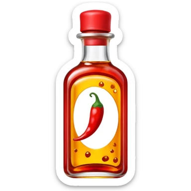 chilli oil sticker